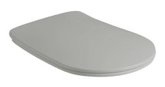 Крышка-сиденье Kerasan Nolita 539159 Slim для унитаза, микролифт, быстросъемное, светло-серый