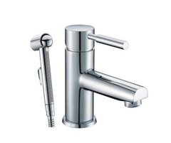 Смеситель WasserKRAFT 4108 для раковины с гигиеническим душем, хром