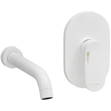 Смеситель WasserKRAFT Mindel 8500 A85593, для раковины, цвет белый Soft-touch