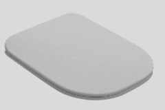 Крышка-сиденье Kerasan Tribeca 519101 Slim для унитаза, микролифт, белый