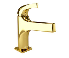 Смеситель WasserKRAFT 7103 для раковины, глянцевое золото