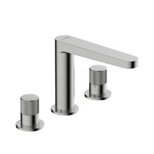 Смеситель для раковины WasserKRAFT Tauber, никель, 6435