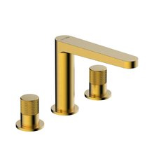 Смеситель для раковины WasserKRAFT Schunter, золото матовое, 8235