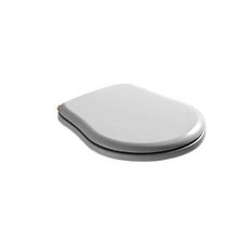 Крышка-сиденье Kerasan Retro 109101 standart, белый/золото