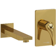 Смеситель WasserKRAFT Sauer 7100 A71573, для раковины, цвет золото глянцевое