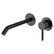 Смеситель для раковины Allen Brau Priority 5.31A03-31 с внутренней частью чёрный матовый