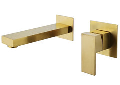 Смеситель Abber Daheim AF8212G, для раковины, золото матовое