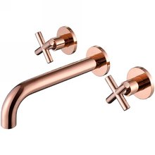 Смеситель для раковины Abber Wasser Kreis AF81121RG, цвет розовое золото