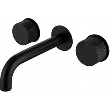 Смеситель Abber Wasser Kreis AF81122B для раковины, цвет черный матовый