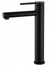 Смеситель Abber Emotion AF8811B для раковины, высокий, черный матовый