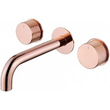 Смеситель Abber Wasser Kreis AF81122RG для раковины, цвет золото розовое