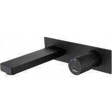 Смеситель Abber Rund для раковины, цвет черный матовый, AF8712B