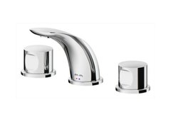 Смеситель Am.Pm Sensation F3008000 для раковины, на 3 отверстия, с донным клапаном