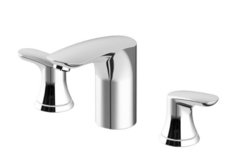 Смеситель Am.Pm Like F8008000 для раковины, на 3 отверстия, с донным клапаном