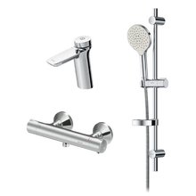 Комплект смесителей AM.PM Inspire V2.0, хром глянцевый, F40950A03