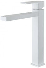 Смеситель Aquanet Blanco 261817 AF420-11W для раковины, без донного клапана, белый