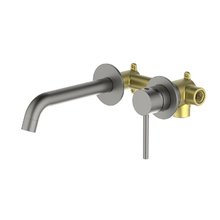 Смеситель для раковины Aquatek Европа, AQ1313BGM, черный хром шлифованный