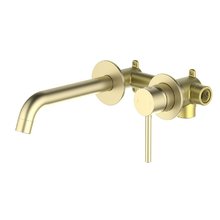 Смеситель для раковины Aquatek Европа, AQ1313BG, золото шлифованное