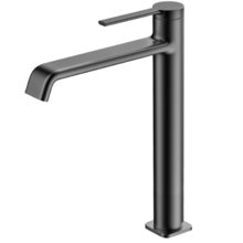 Смеситель Aquame Asti AQM6414GM, для раковины, Gun Metal