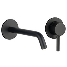 Смеситель Aquame Siena AQM6215MB, для раковины, цвет черный матовый