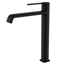 Смеситель Aquame Asti AQM6414MB, для раковины, цвет черный матовый