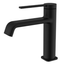 Смеситель Aquame Asti AQM6410MB, для раковины, цвет черный матовый