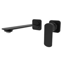 Смеситель Aquame Monza AQM6315MB, для раковины, цвет черный матовый