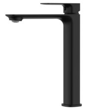 Смеситель Aquame Monza AQM6314MB, для раковины, цвет черный матовый