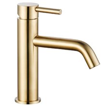 Смеситель Aquame Siena AQM6210GG, для раковины, цвет глянцевое золото