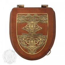 Крышка-сиденье Migliore Milady ML.MLD-26.716.NC.BR с декором "узор"