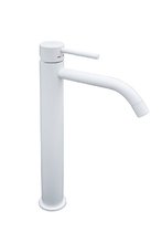 Смеситель Paffoni Light LIG081BO для раковины, без донного клапана, цвет белый матовый