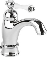 Смеситель Cezares Margot MARGOT-LSM1-01-Bi для раковины, хром/белый