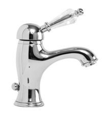 Смеситель Cezares VINTAGE-LSM1-01-Sw для раковины, хром, ручка Swarovski