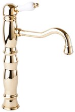 Смеситель Cezares Venezia VENEZIA-LSM1-A-03/24-Bi для раковины, золото