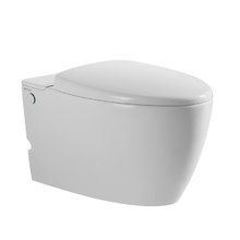 Подвесной унитаз Abber Bequem AC1107P, с импульсным смывом, крышка-сиденье микролифт, белый