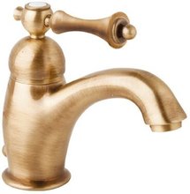 Смеситель Cezares Margot MARGOT-LSM1-02-M для раковины с донным клапаном, бронза