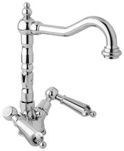 Смеситель Cezares FIRST-LS2-01-M для раковины, хром, ручки металл