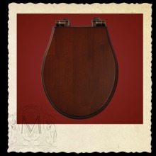 Крышка-сиденье Migliore Impero 20826 с системой Mi.CRolift, цвет Noce, крепления хром