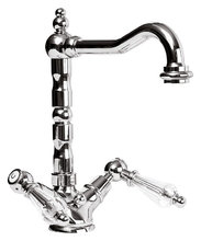 Смеситель Cezares, DIAMOND-LS2-01-Sw, хром, ручки Swarovski