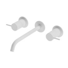 Смеситель для раковины Cezares LEAF-BLI3L-20-L-BIO, белый матовый