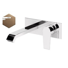 Смеситель для раковины Cezares NAUTIC-BLI-SS, с донным клапаном, бронза