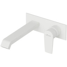 Смеситель для раковины Cezares NAUTIC-BLI-BIO, с донным клапаном, белый матовый