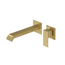 Смеситель для раковины Cezares PORTA-BLI2-SR, с донным клапаном, золото