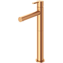 Смеситель для раковины Cezares LEAF-LC1-SS, с донным клапаном, бронза