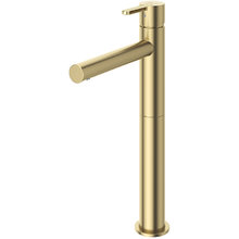 Смеситель для раковины Cezares LEAF-LC1-SR, с донным клапаном, золото