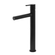 Смеситель для раковины Cezares LEAF-LC1-NOP, с донным клапаном, черный матовый