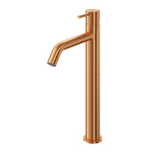 Смеситель для раковины Cezares LEAF-LC2-L-SS, с донным клапаном, бронза