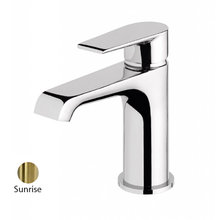 Смеситель для раковины Cezares NAUTIC-LS1-SR, с донным клапаном, золото