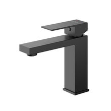 Смеситель для раковины Cezares SLIDER-LS-NOP, с донным клапаном, черный матовый