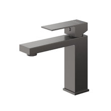 Смеситель для раковины Cezares SLIDER-LS-GM, с донным клапаном, оружейная сталь